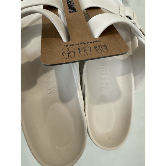Birkenstock Arizona Eva Sandals Women's Egg Shell White 10 Narrow 41 New Rubber - Picture 4 of 4
